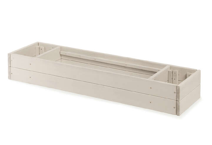 Pinolino Holz Sandkasten Hedda mit Abdeckungen